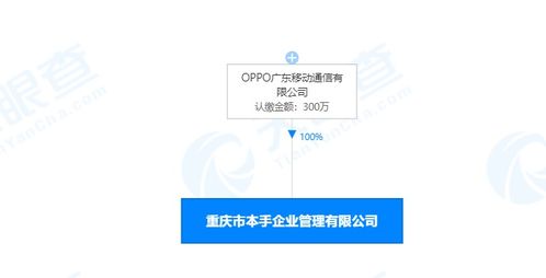 OPPO成立本手企業管理公司，注冊資本300萬深耕管理與咨詢領域